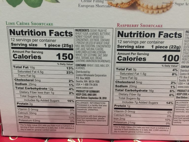 Costco1136489Kirkland SignatureEuropeanPastrieschart CostcoChaser