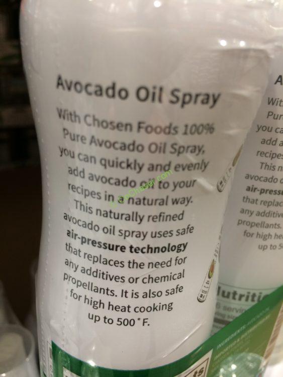Costco1155852ChosenFoodsAvocadoOilSprayinf CostcoChaser