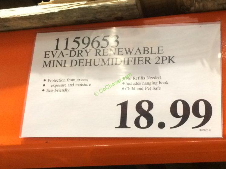 EVADry Renewable MINI Deshumidifier 2PK CostcoChaser