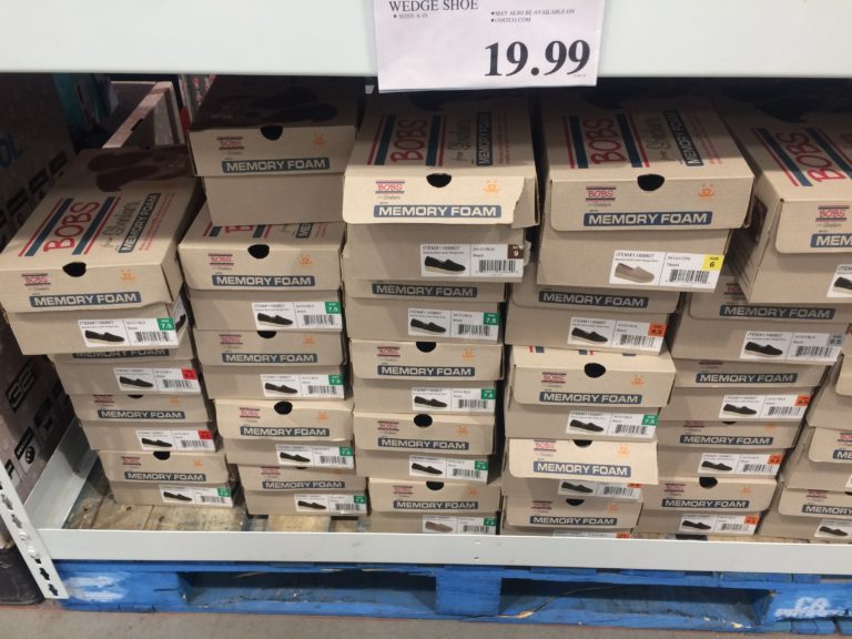 Costco1166807SkechersBobsLadiesCanvasWedgeShoeall CostcoChaser