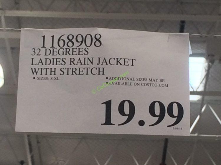 costco 32 degrees rain jacket