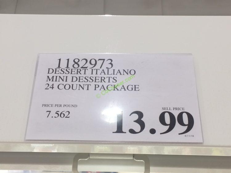Dessert Italiano Mini Desserts 24 Count Package CostcoChaser