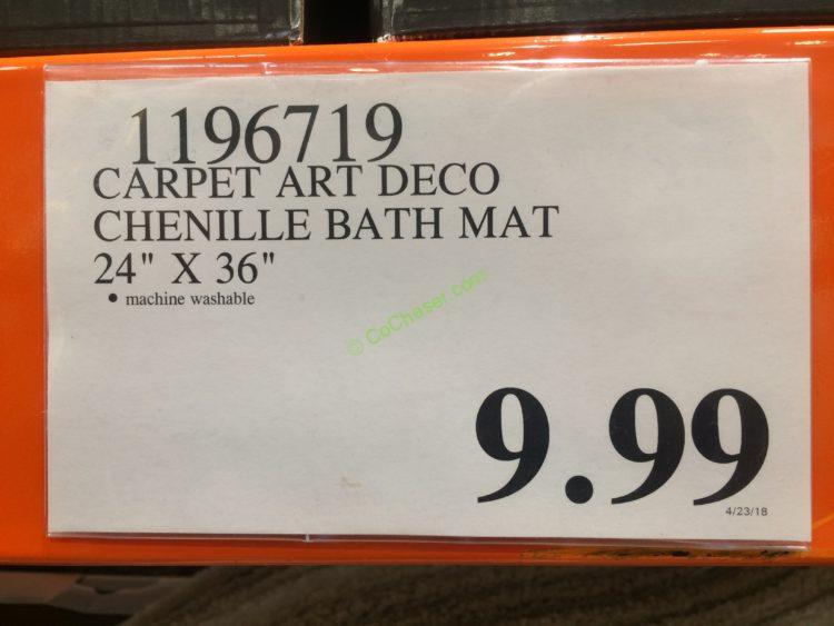 Costco1196719 Carpet ArtDecoChenilleBathMattag CostcoChaser