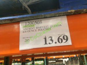 Costco-1200508- Organic-Ancient-Harvest-Quinoa-tag