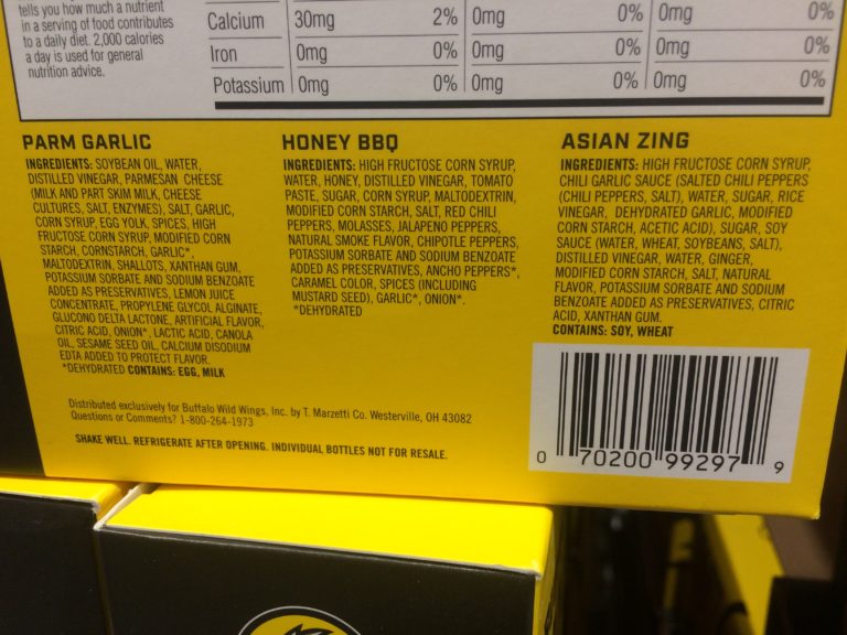 Costco1211230 BuffaloWild WingsWingSauceinf1 CostcoChaser
