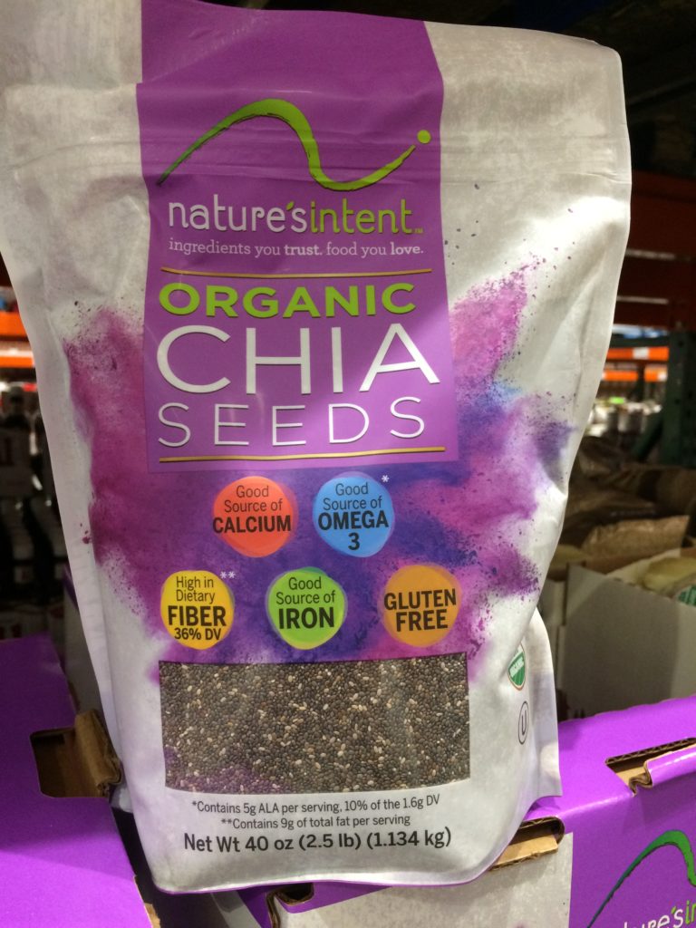 Nature’s Intent Organic Chia Seeds 2.5 Pound Bag CostcoChaser