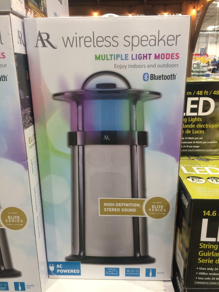 Acoustic Research 40 Watt Outdoor Bluetooth Speaker CostcoChaser