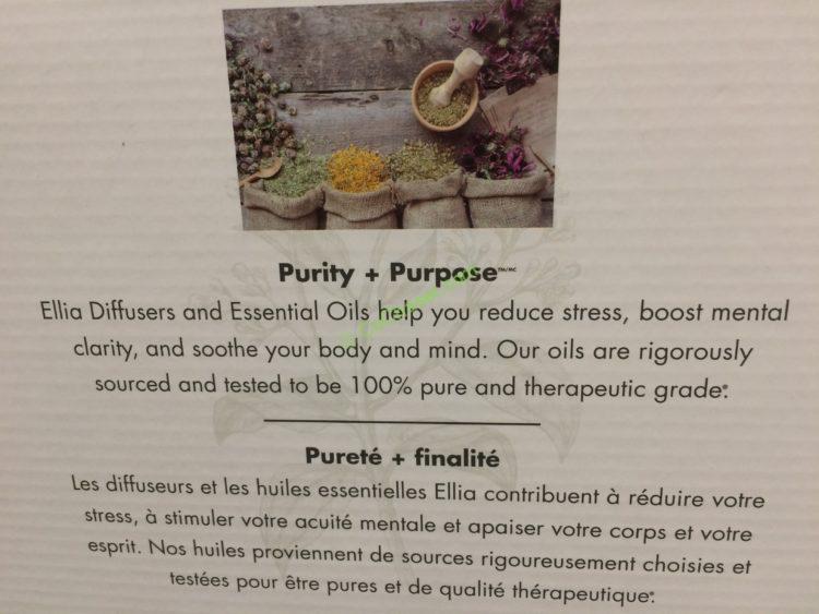 Costco2160574HomedicsElliaUltrasonicEssentialOilGlassDiffuser