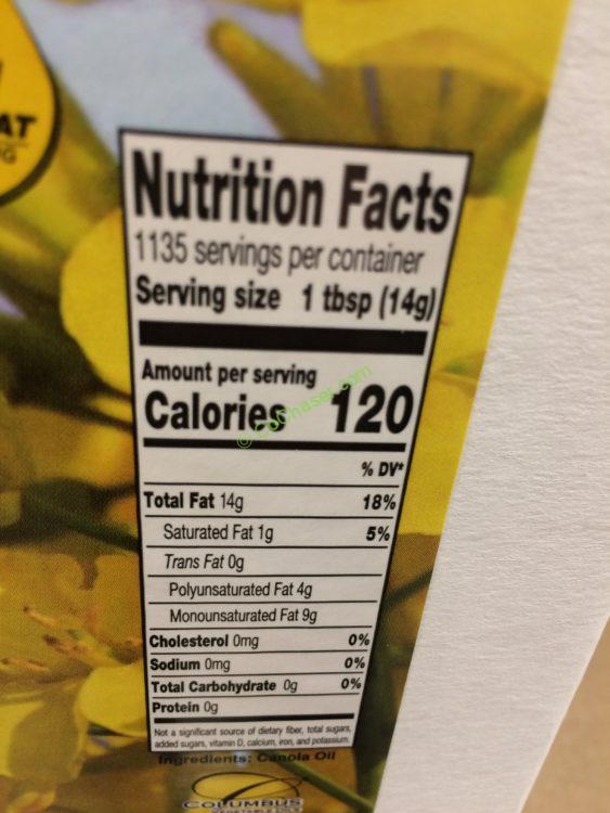 Nature’s Secret Canola Oil 35 Pound Container CostcoChaser