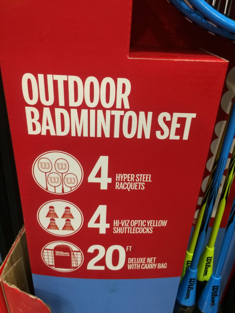 Costco739910WilsonOutdoorBadmintonKitname CostcoChaser