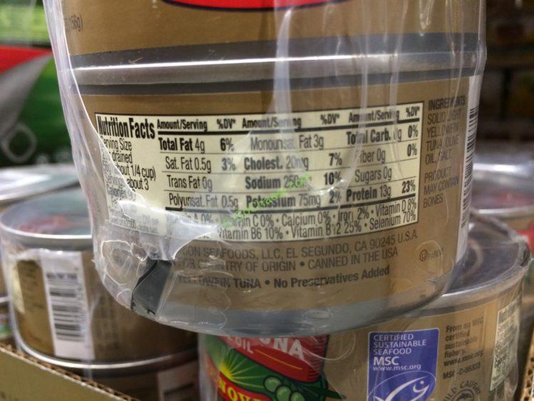 Costco744361GenovaYellowfinLightTunainOilchart CostcoChaser