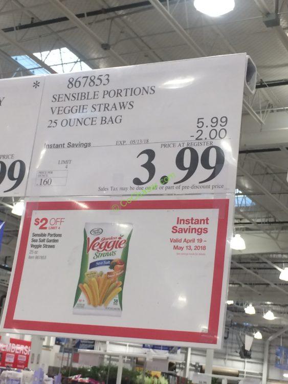 Costco867853SensiblePortionsVeggieStrawstag CostcoChaser