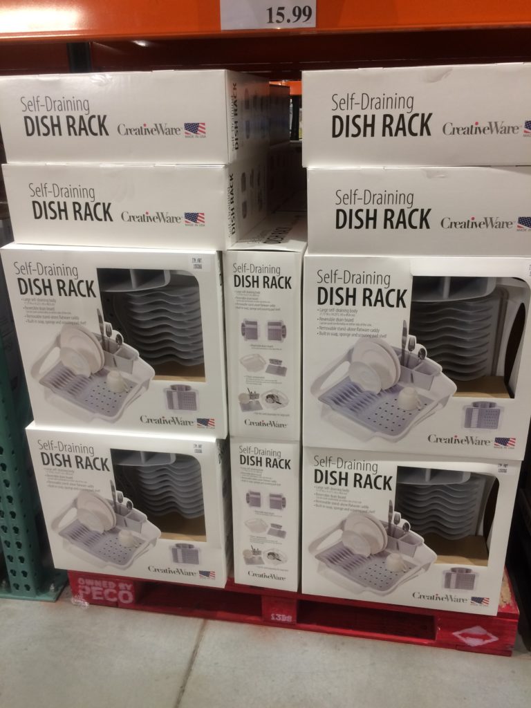 CreativeWare SelfDraining Dish Rack & Drying Mat CostcoChaser