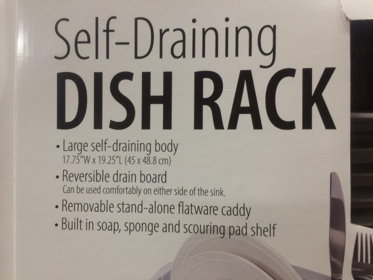 CreativeWare SelfDraining Dish Rack & Drying Mat CostcoChaser