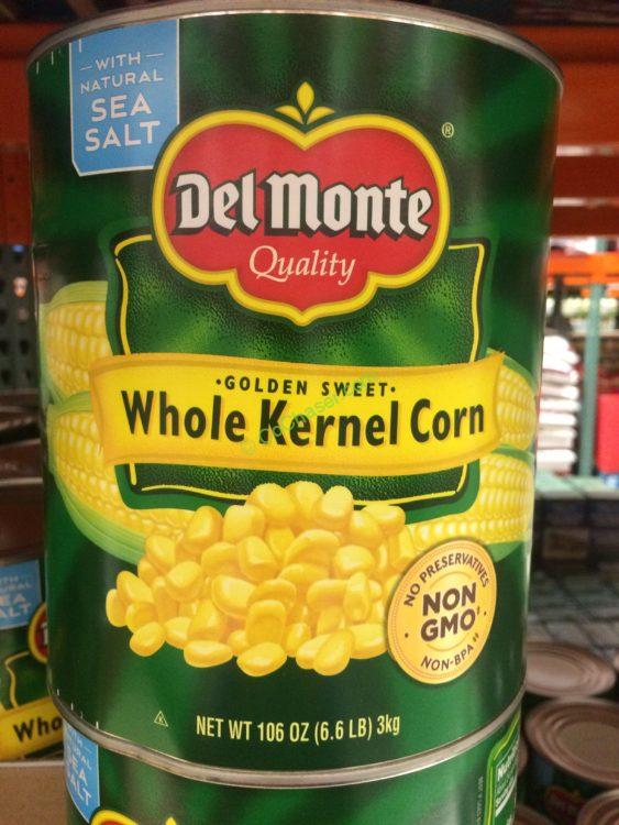 DEL Monte Whole Kernel Corn 106 Ounce Can