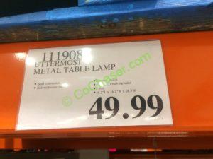 Costco-111908-Utterrmost-Meatal-Table-Lamp-tag