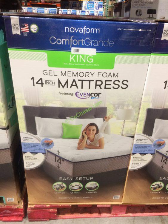 Costco-1129876-Novaform-ComfortGrande-with-Evencor-King-Mattress