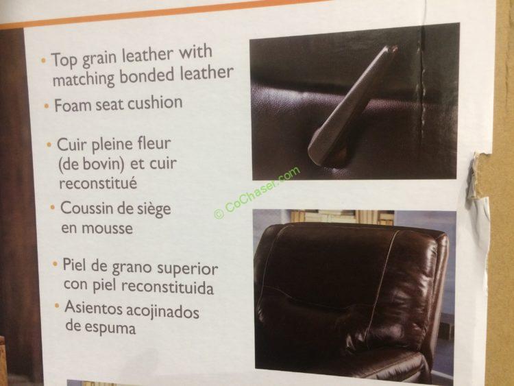 Costco1172089SimonLiLeatherReclinerspec CostcoChaser