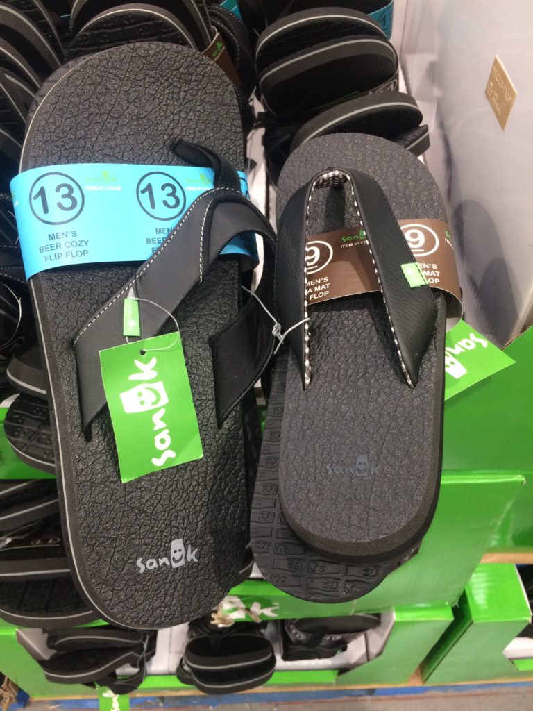 Sanuk Men’s Beer Cozy or Ladies Yoga Mat Flip Flop CostcoChaser