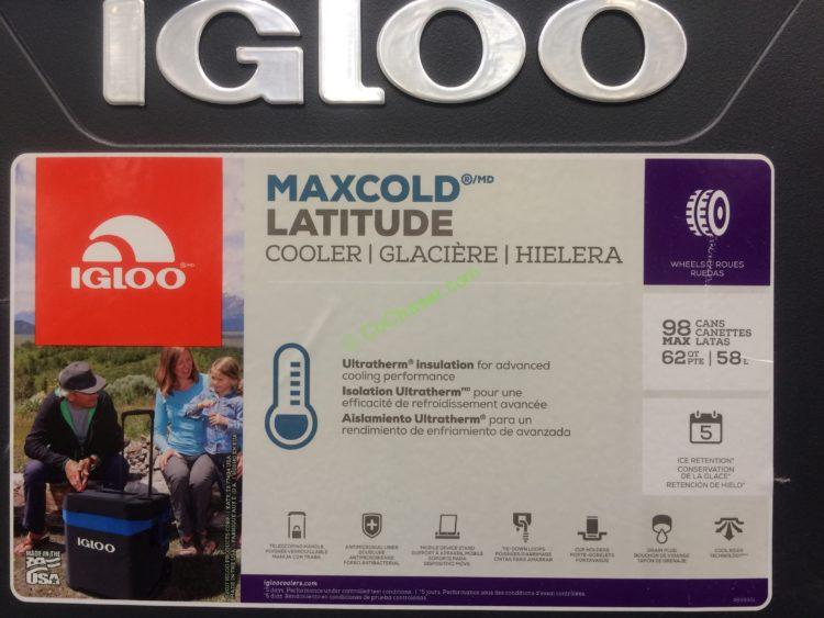 Costco1183295IglooMaxcold62QTWheeledCoolerinf CostcoChaser