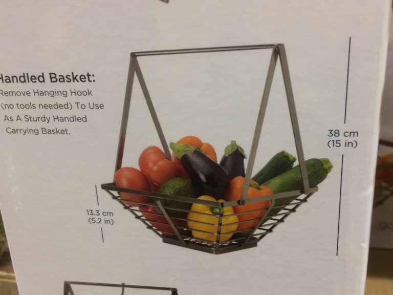 Costco1191343GourmetBasicsbyMikasaFruitBasketwithHookuse
