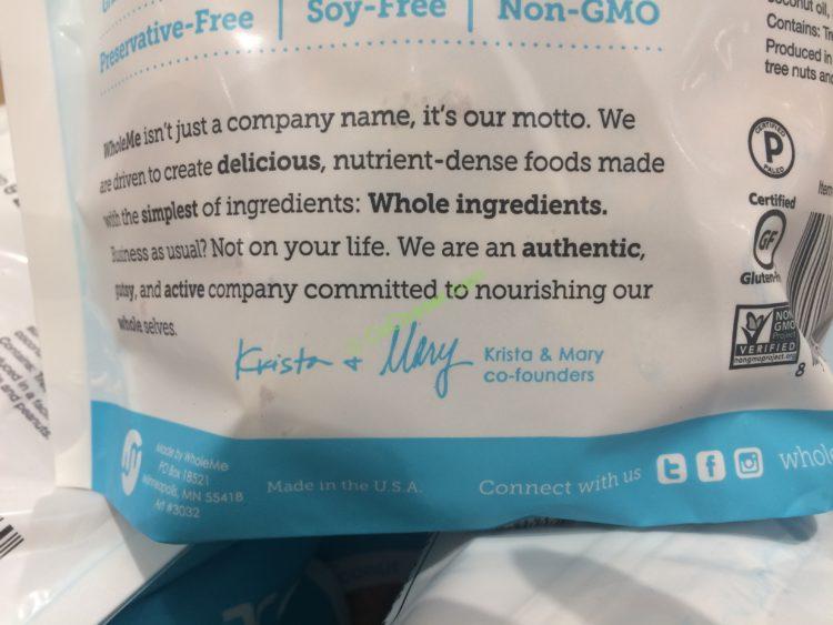 Costco1204518Wholeme Almond CoconutClusterinf CostcoChaser