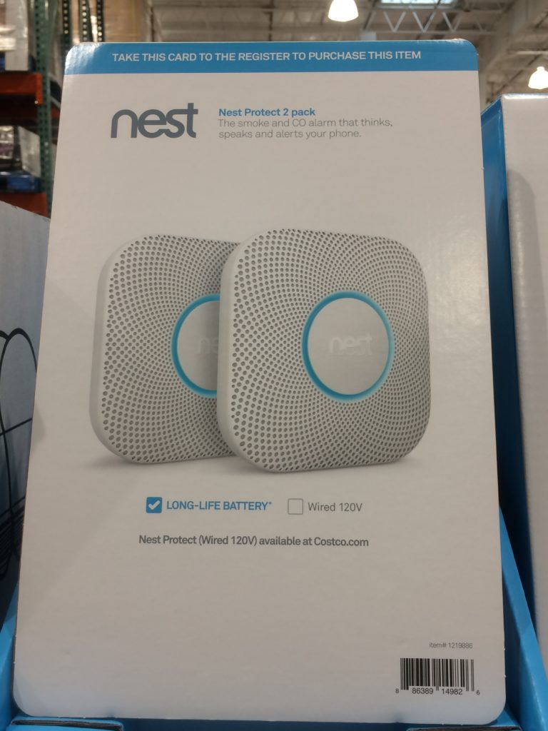 Nest Protect Battery Powered Smoke and Carbon Monoxide Detector 2pack