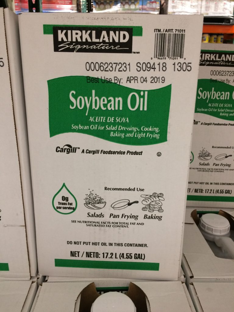 Kirkland Signature Soybean Oil 35 Pound Container CostcoChaser