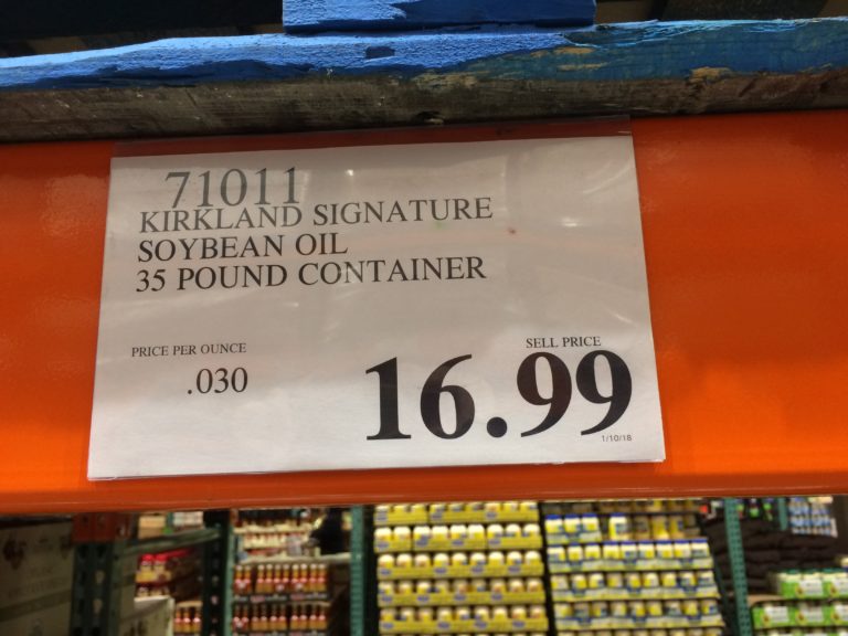 Costco71011KirklandSignatureSoybeanOiltag CostcoChaser