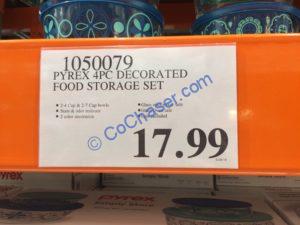 Costco-1050079-Pyrex-4PC –Decorated-Food-Storage-Set-tag