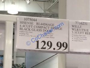 Costco-1075044-Hisense-4.4CUFT-Compact-Fridge-Black-Glass-Door-tag