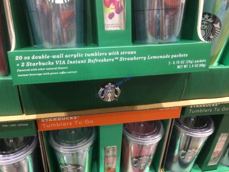 Costco1075109Starbucks20OZAcrylicTumblespec CostcoChaser
