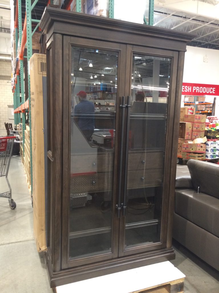 78” Glass Door Bookcase CostcoChaser