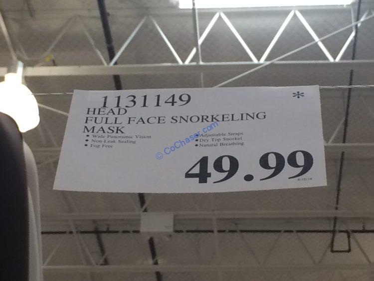 Costco1131149HeadFullFaceSnorkelingMasktag CostcoChaser
