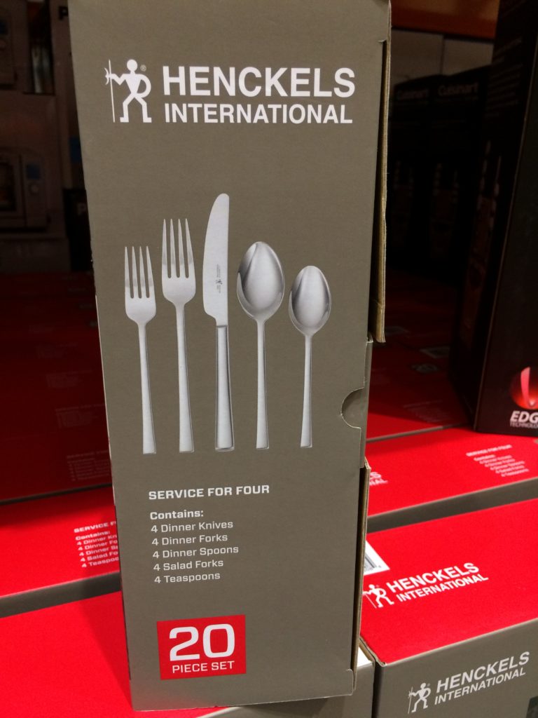 Costco1138261HenckelsInternationalStainlessSteel20PCFlatwareSet