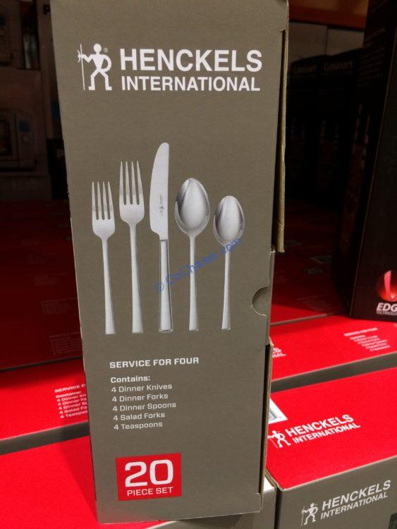 Costco1138261HenckelsInternationalStainlessSteel20PCFlatwareSet