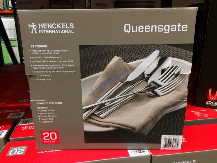 Henckels International Metro Square Flatware Set, 20-piece