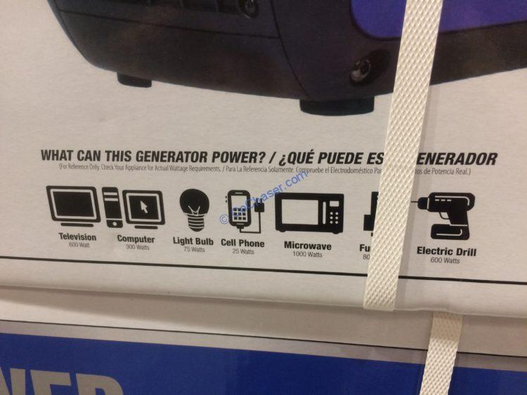 Costco1146127AIPower1600WRunning 2000WPeakYamahaPoweredGas