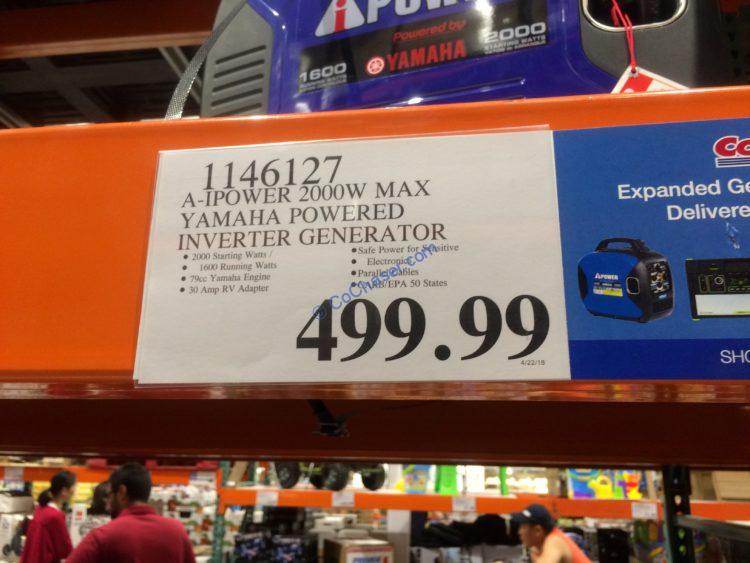 AIPower 1600W Running / 2000W Peak Yamaha Powered Gas Inverter