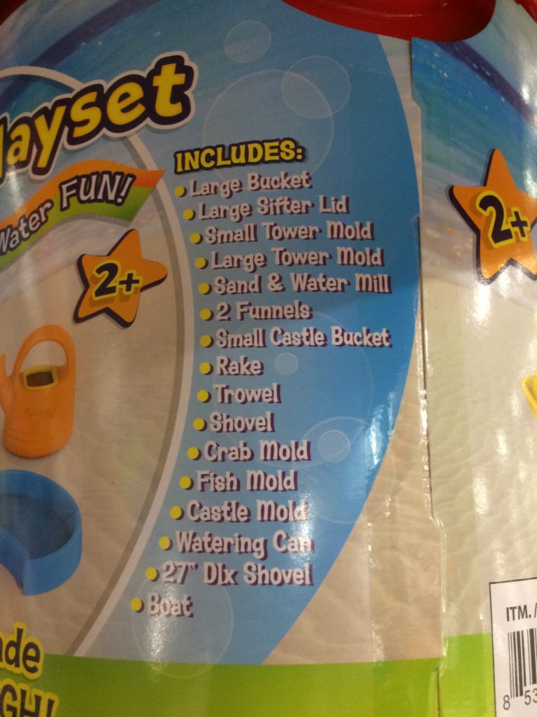Costco117059017PCBucketPlaysetwithLargeShovelpart1 CostcoChaser