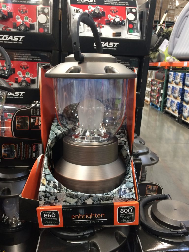 Enbrighten LED Lantern with USB Port CostcoChaser