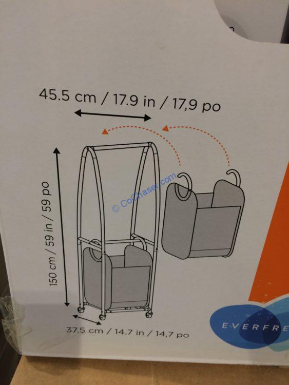 Costco1198872NeatfreakVerticalDoubleLaundrySortersize CostcoChaser