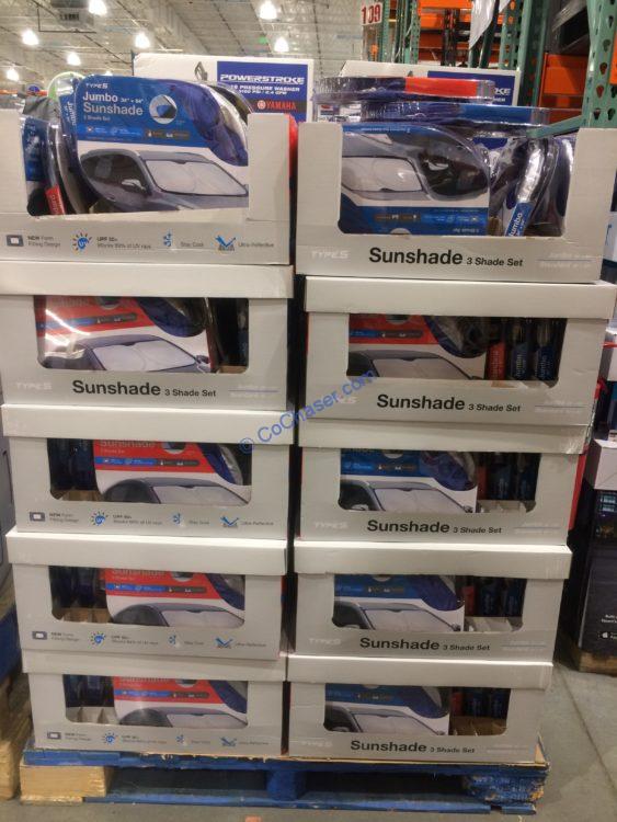 Types Interior Auto Sunshade Protection Kit CostcoChaser