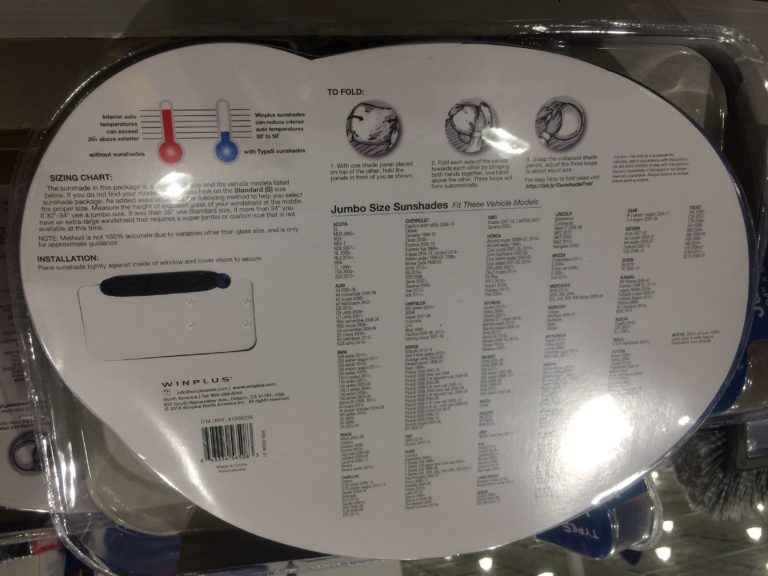 Costco1206238TypesInterioAutoSunshadeProtectionKitinf
