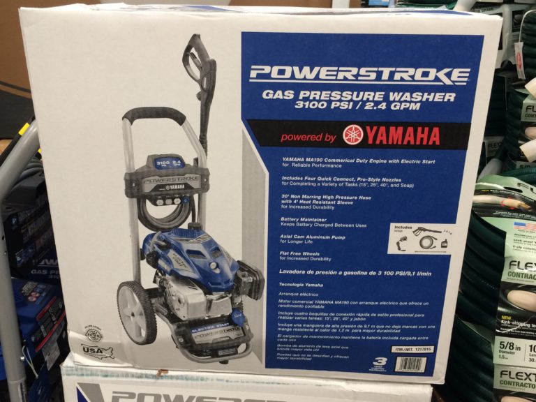 Costco1217816YamahaPoweredElectricStart3100PSIGasPressure