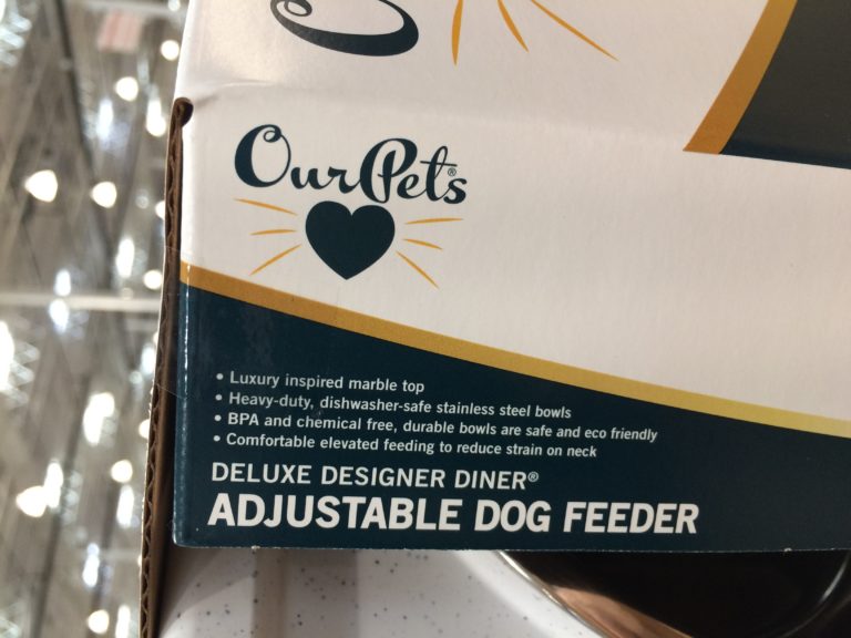 Costco1257912OurPetsAdjustableFeederspec1 CostcoChaser