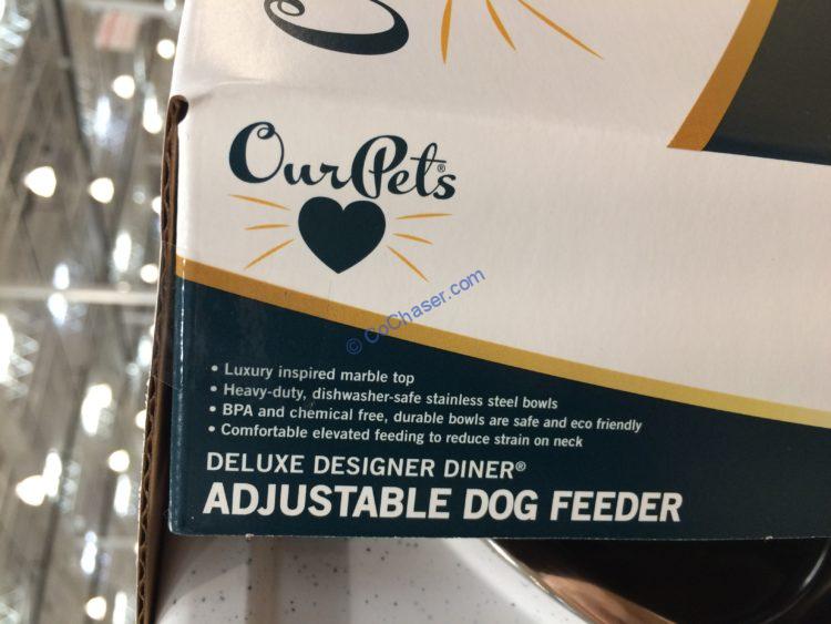 Costco1257912OurPetsAdjustableFeederspec1 CostcoChaser
