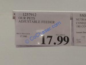 Costco-1257912-Our-Pets-Adjustable-Feeder-tag