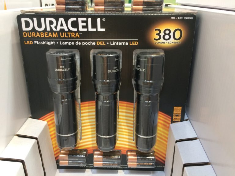 Duracell 380 Lumen Flashlights 3 Pack CostcoChaser