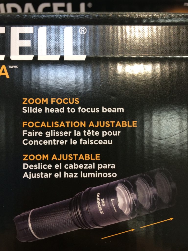 Costco1600086Duracell380LumenFlashlightsspec1 CostcoChaser